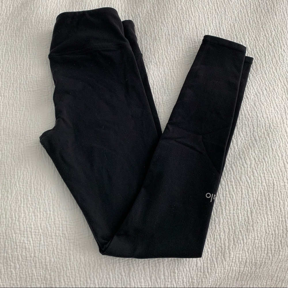 Alo Yoga Airbrush Black Leggings